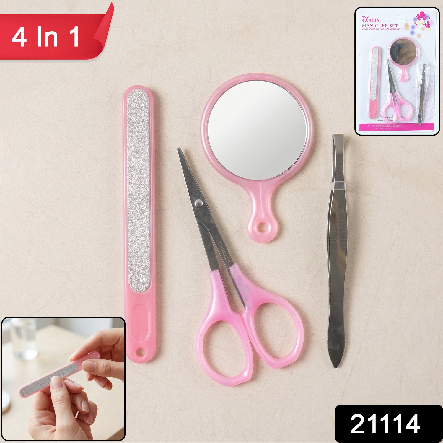 4 In 1 Manicure & Pedicure Grooming Kit 2 4 In 1 Manicure & Pedicure Grooming Kit - Image 2