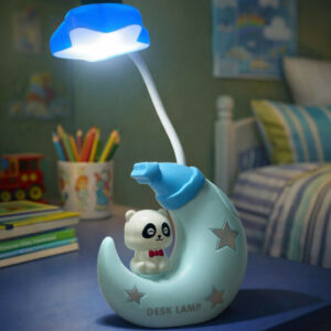 Moon Panda Kids LED Desk Lamp with Adjustable Neck Night Light