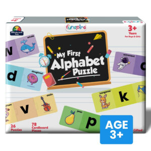 MY FIRST ALPHABET PUZZLE - AGE 3+ (78 CARDBOARD PIECES)