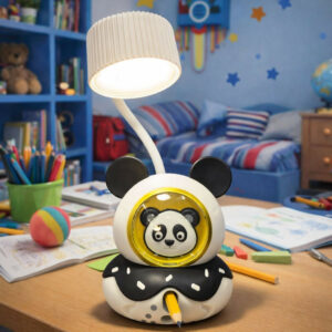 Kids Panda Desk Lamp with Pencil Sharpener & Study Table Light
