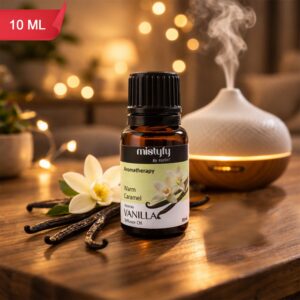 Mistyfy Warm Caramel Vanilla Aromatherapy Set – Diffuser Oil (10 ml)