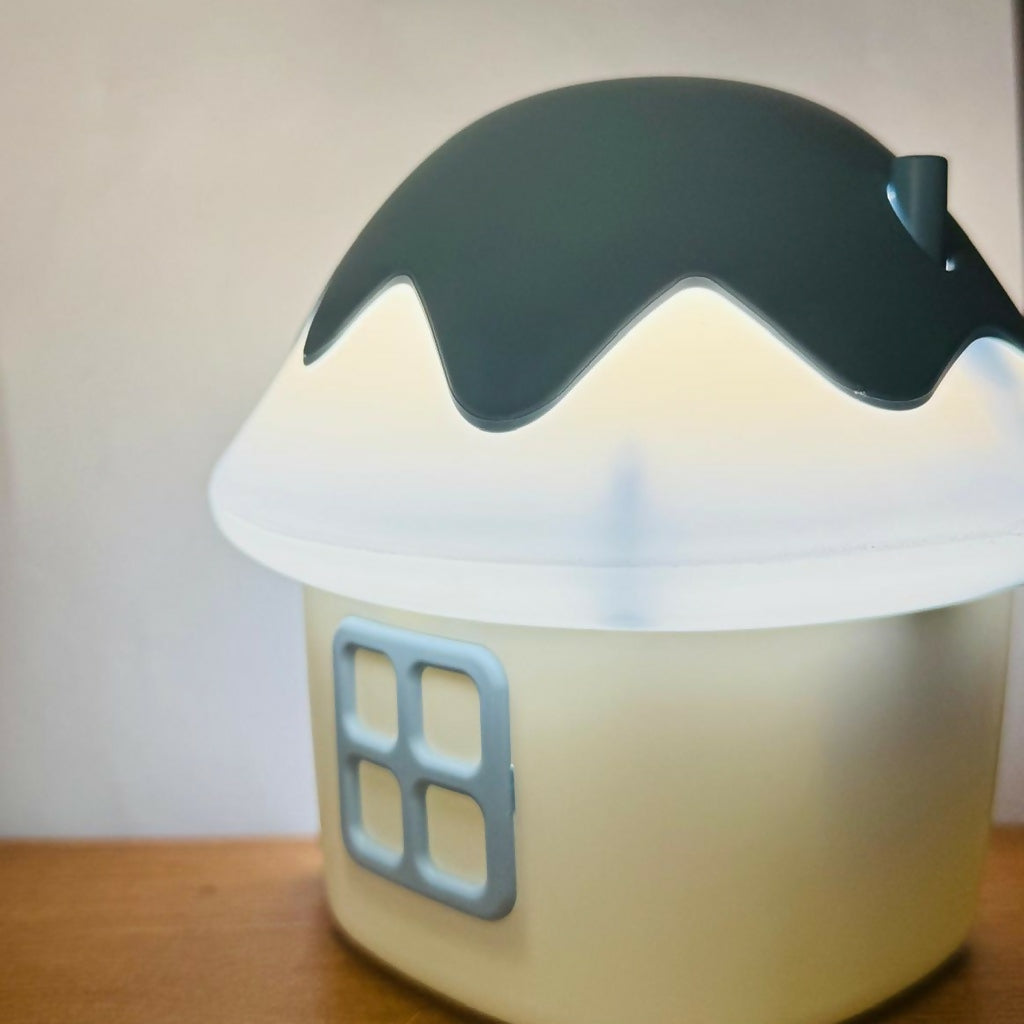 Cute Mushroom House LED Night Lamp with Cartoon Figure for Kids Room 2 Cute Mushroom House LED Night Lamp with Cartoon Figure for Kids Room - Image 2